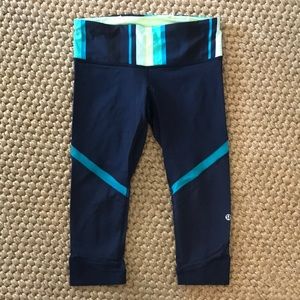Lululemon Navy Capris size 4